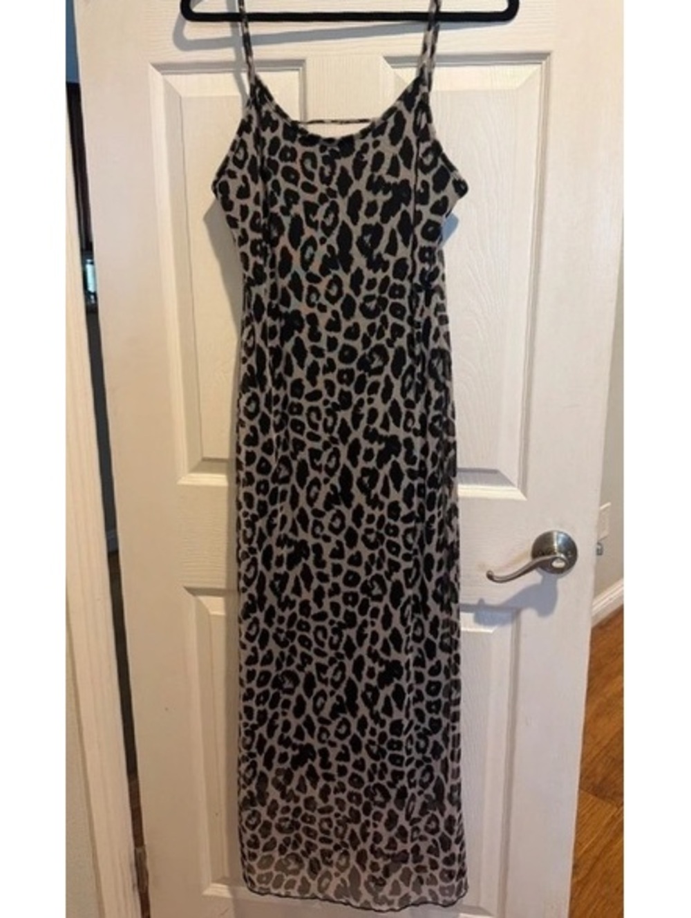 See You Monday Leopard Print Maxi Dress Size XL
